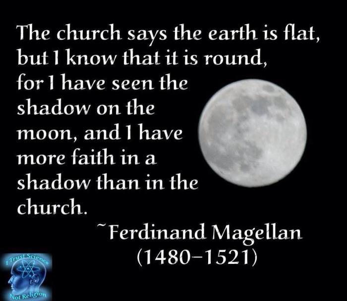 Explorer Ferdinand Magellan On Faith And The Church
